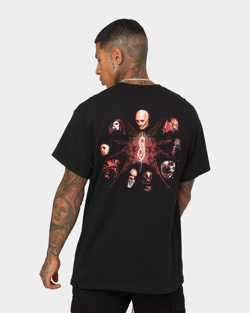 Slipknot Logo And Masks T-Shirt Black