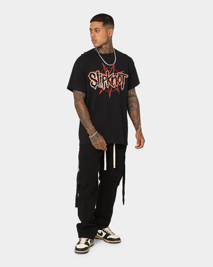 Slipknot Logo And Masks T-Shirt Black