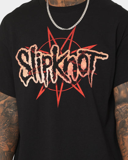 Slipknot Logo And Masks T-Shirt Black