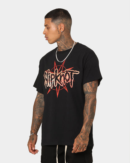 Slipknot Logo And Masks T-Shirt Black
