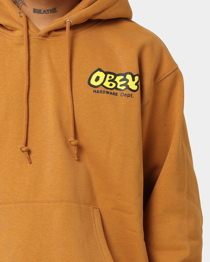Obey Obey Hardware Dept. Hoodie Brown Sugar