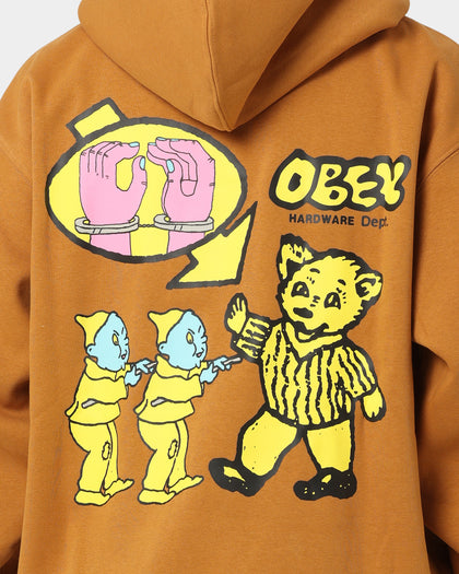 Obey Obey Hardware Dept. Hoodie Brown Sugar