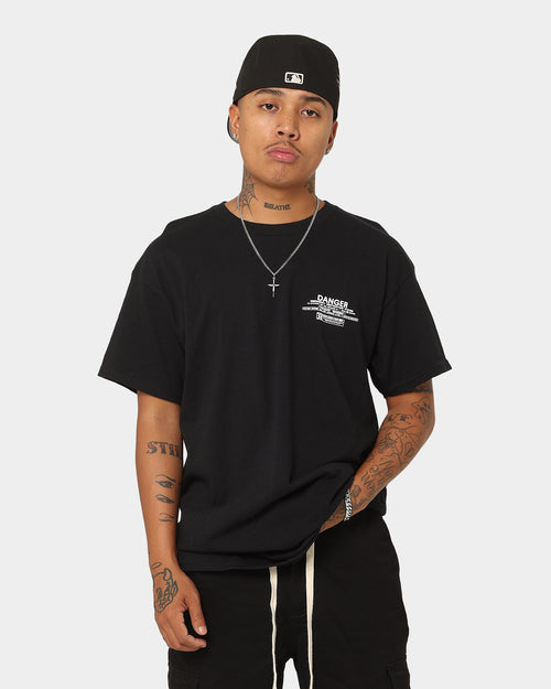 Rats Get Fat Danger T-Shirt Black