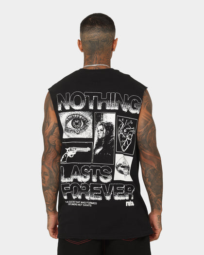 Rats Get Fat Nothing Muscle T-Shirt Black