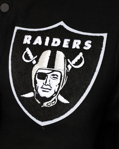Pro Standard Las Vegas Raiders Old English Varsity Jacket Black
