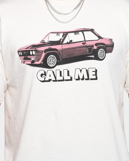 Goat Crew Call Me Vintage T-Shirt Off White