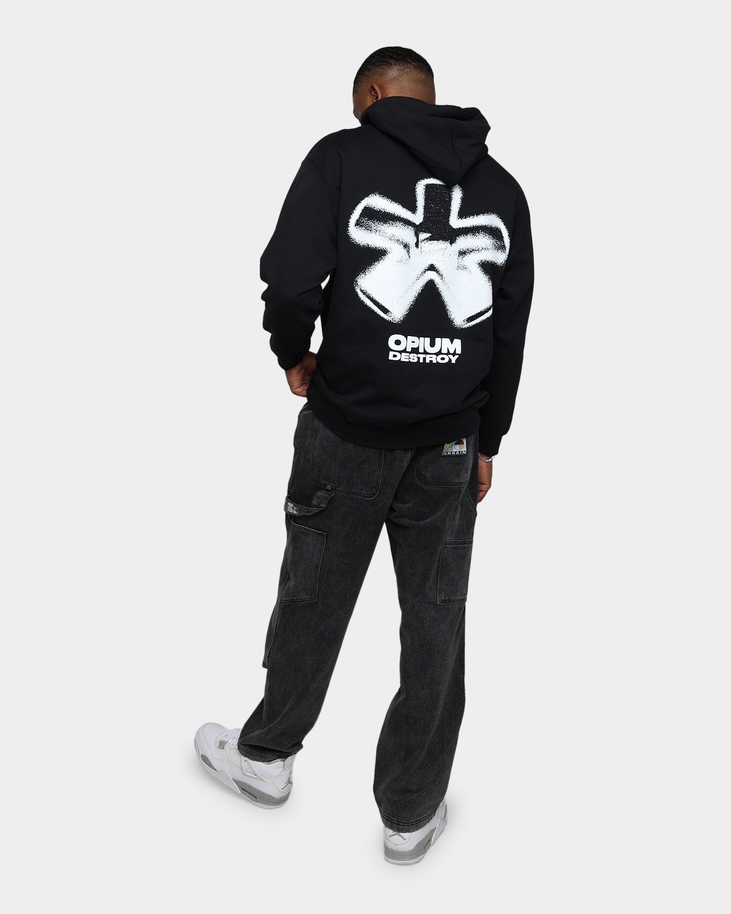 トップス ATANOTHINGNESS WAXED HOODIE A OPIUM Goat Crew Opium Hoodie Black | Culture Kings NZ