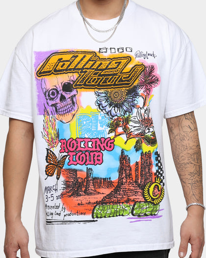 Rolling Loud Rolling Loud Scrapbook T-Shirt White