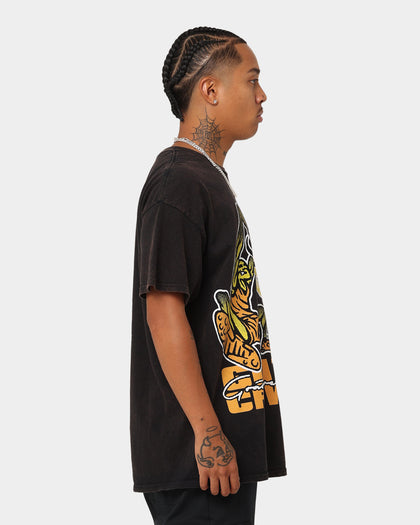 Goat Crew All Time Champions Vintage T-Shirt Black Wash