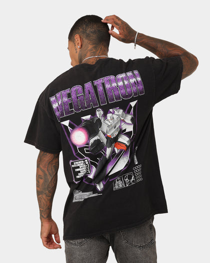 Goat Crew X Transformers Megatron Vintage T-Shirt Black Wash