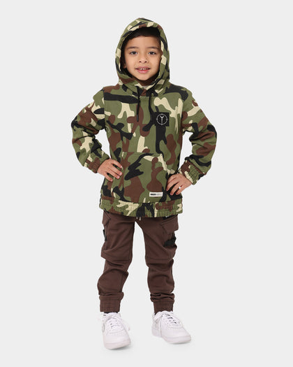 Lil Hommé Kid's Transition Cargo Jogger Dark Brown