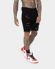 Saint Morta Bandana Summum Shorts Black/Red