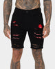 Saint Morta Bandana Summum Shorts Black/Red