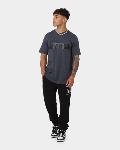 Armani Exchange Icon Logo Sweat Pants Black