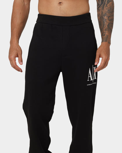 Armani Exchange Icon Logo Sweat Pants Black