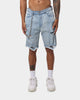 EN ES Choppa Denim Shorts Washed Blue