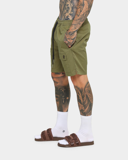 EN ES Utility Beach Shorts Khaki Green