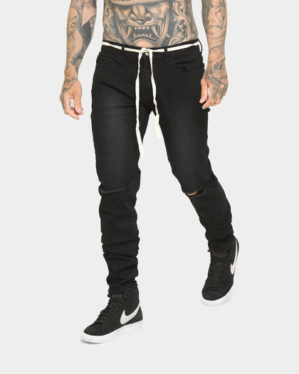 EN ES X12 Denim Jeans Washed Black