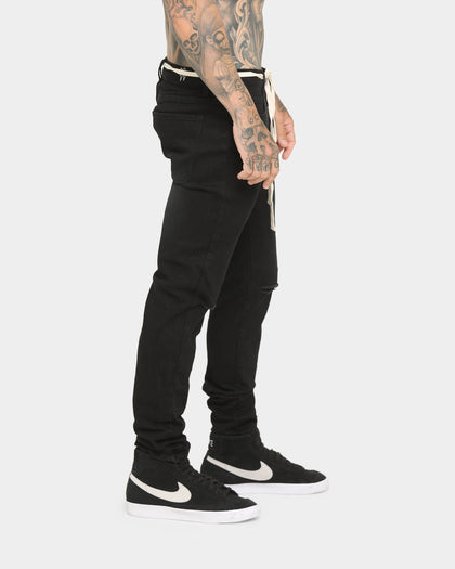 EN ES X12 Denim Jeans Washed Black