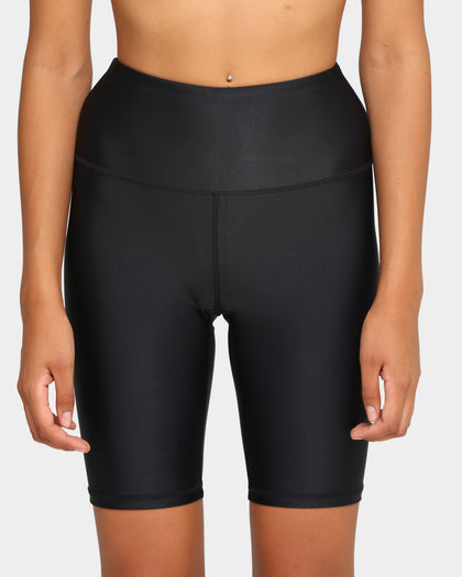 EN ES Women's High Shine Bike Short Black