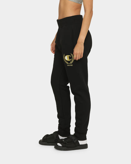 Champion Champion x Culture Kings Rev Weave Joggers Black/Gold