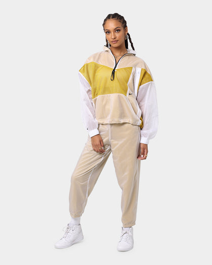 Nike Womens NSW Tech Pants Dark Citron/White
