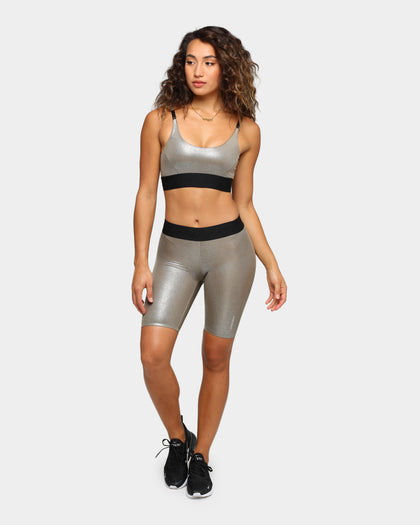 Dead Sport Women's Phantom Bike Shorts Gold/Black/Gold