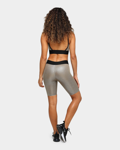 Dead Sport Women's Phantom Bike Shorts Gold/Black/Gold