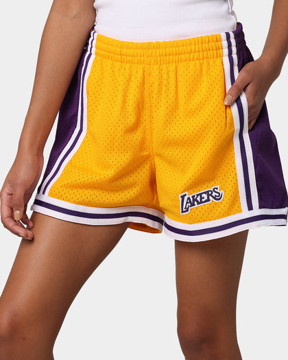 Mitchell & Ness Women's Los Angeles Lakers Jump Shot Short Gold