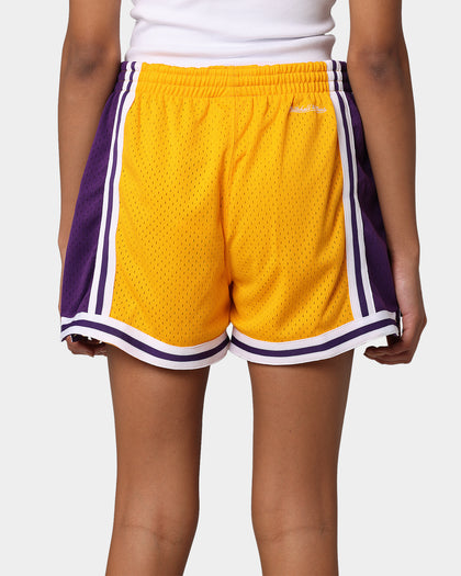 Mitchell & Ness Women's Los Angeles Lakers Jump Shot Short Gold