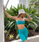 PYRA Women's Muse Bike Short Teal/Teal