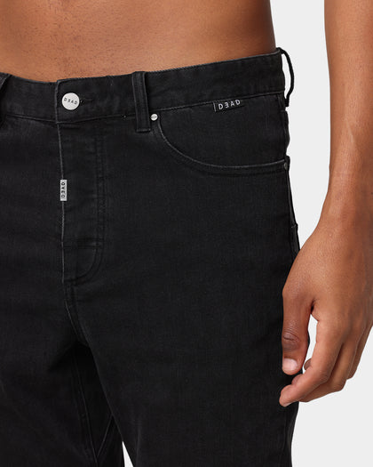 Dead Studios Twisted Beaten Jean Washed Black