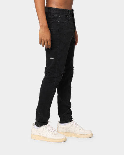 Dead Studios Twisted Beaten Jean Washed Black