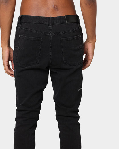 Dead Studios Twisted Beaten Jean Washed Black