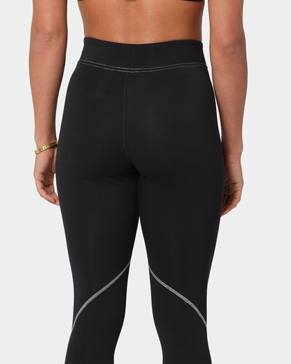 Nike Women's Swoosh GX High Rise Leggings Black/White