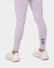 Adidas Women's Logo Play Leggings Purple Print