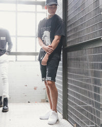 Dead Studios Destroy Denim Short Washed Black
