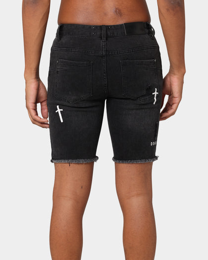 Dead Studios Destroy Denim Short Washed Black