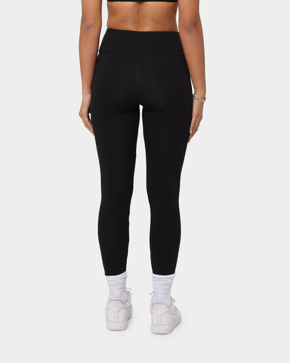 Champion Women's High Rise Leggings Black/Gold