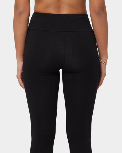 Champion Women's High Rise Leggings Black/Gold