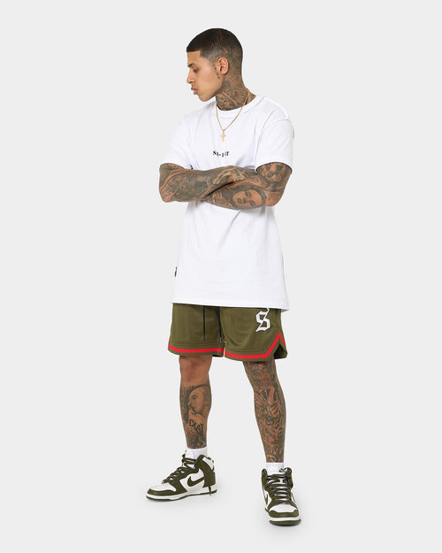 Saint Morta Envogue All-Star Basketball Shorts Khaki/Red