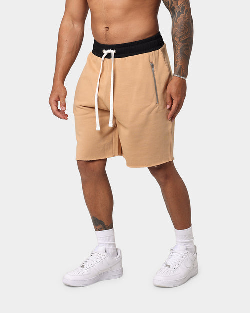 EN ES Fleece Ball Shorts Tan