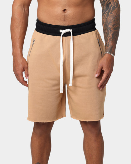 EN ES Fleece Ball Shorts Tan