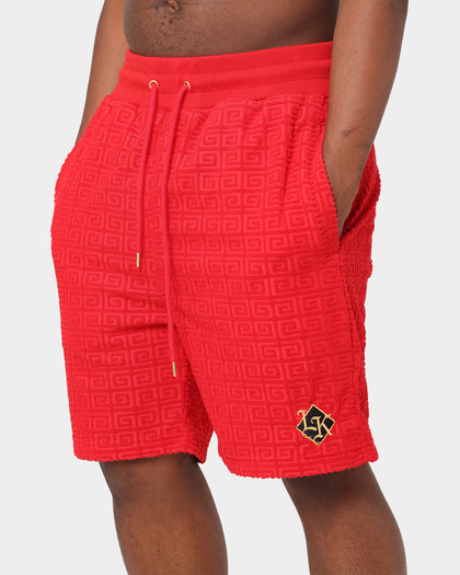 Last Kings The Throne Sweat Shorts Red