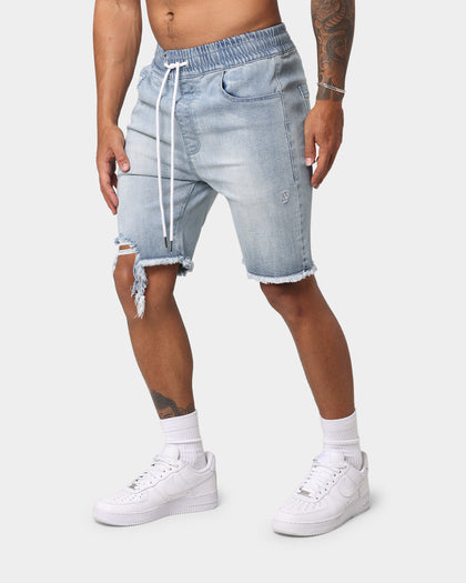 EN ES Infantry Shorts Washed Blue