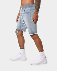 EN ES Infantry Shorts Washed Blue