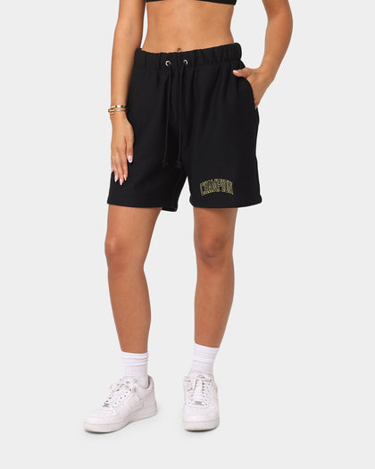 Champion Reverse Weave Varsity Shorts Black