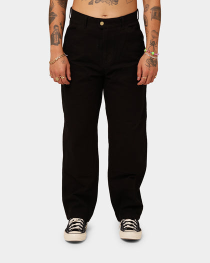 Loiter Double Knee Work Pants Washed Black