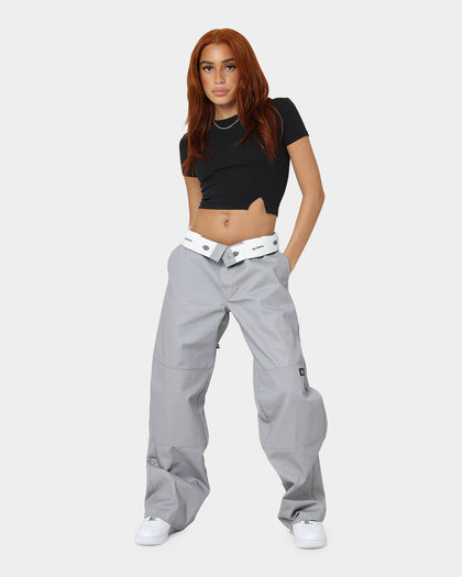 Dickies Loose Double Knee Work Pants Silver