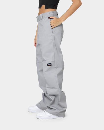 Dickies Loose Double Knee Work Pants Silver